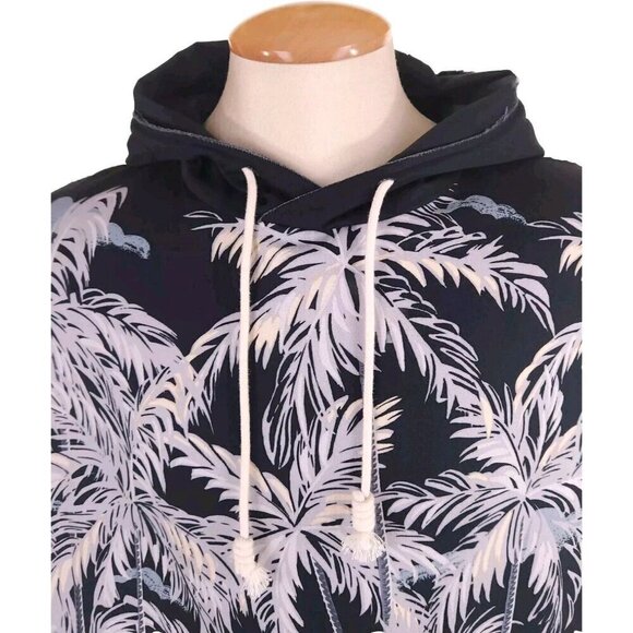 Palm Angels Allover Palm Print Pullover Shirt Size 50 L Oversized Mens New - Picture 2 of 13